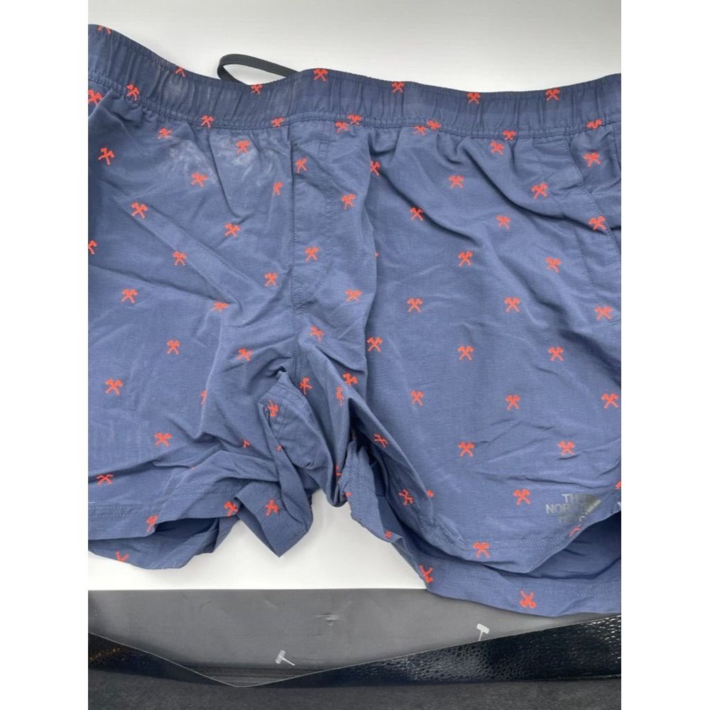 The North Face Men’s Class V Pull-On Trunks  XXL Navy/Hatchet Print *New with Ta